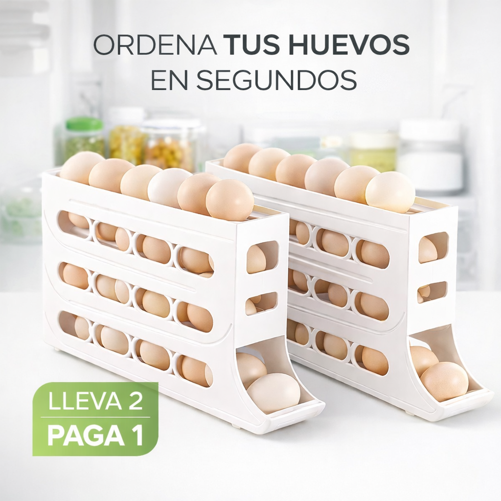 Organizador de Huevos para Refrigerador (Lleva 2 Paga 1)