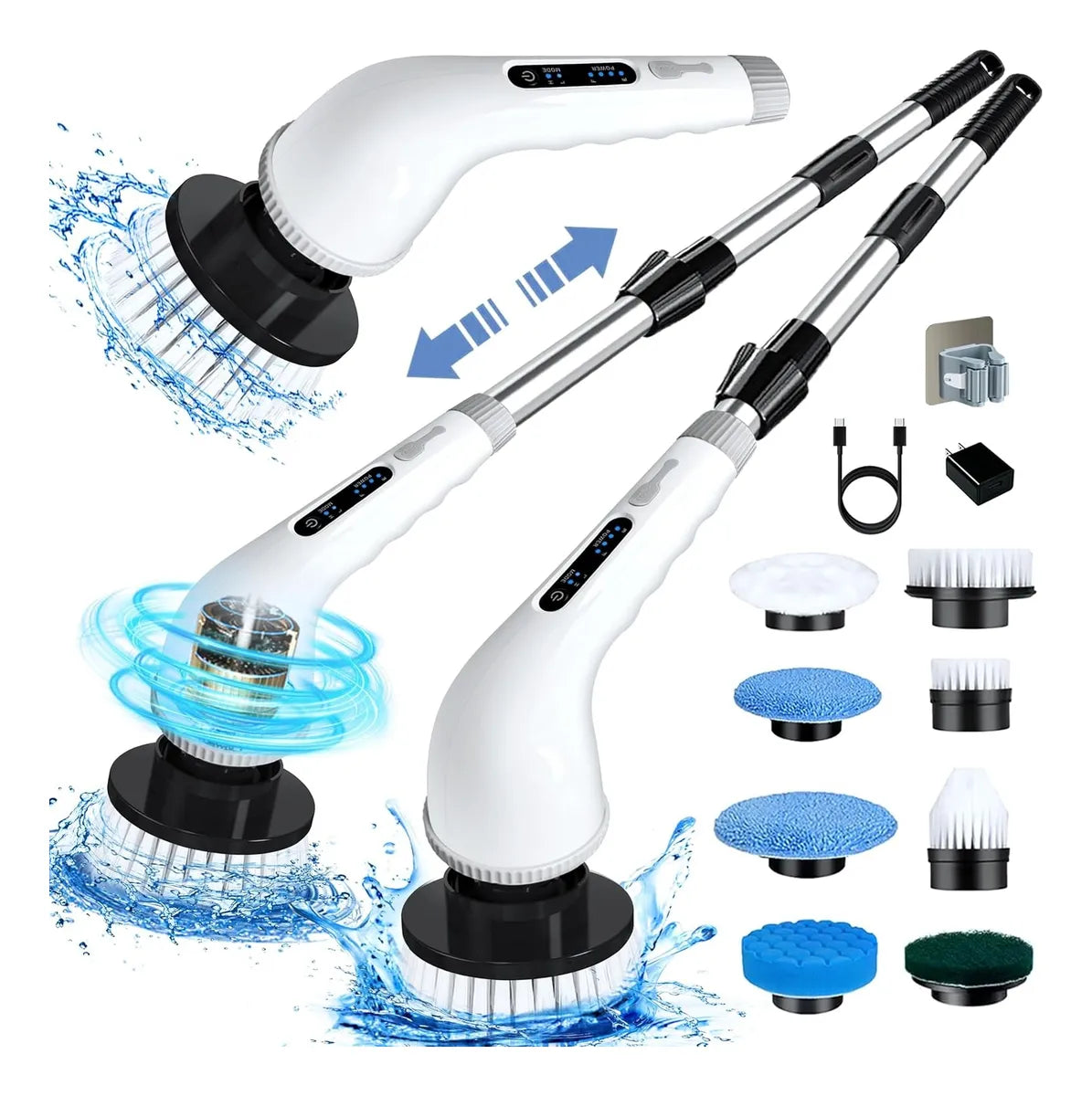 CEPILLO DE LIMPIEZA MULTIFUNCIONAL | REDUCE EL ESFUERZO AL LIMPIAR