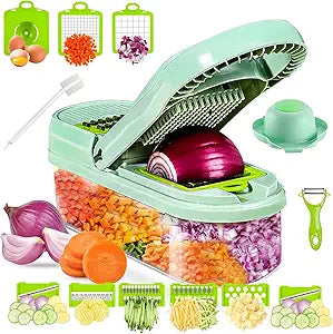 Cortador de Verduras | Ahorra tiempo y cocina más fácil (Lleva 2 Paga 1)
