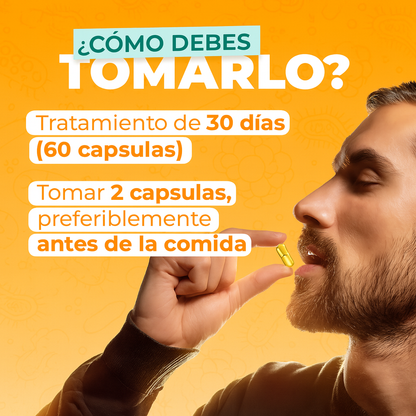 Candida Cleanse | Baja de Peso Eliminando Parásitos Ocultos (60 capsulas)