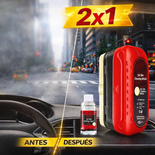 CLEARVISION | ELIMINADOR DE PELÍCULA ACEITOSA  (Lleva 2 Paga 1)