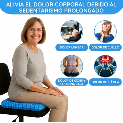 Cojín Gel Ortopédico | Elimina El Dolor De Espalda y Coxis (Lleva 2 Paga 1)