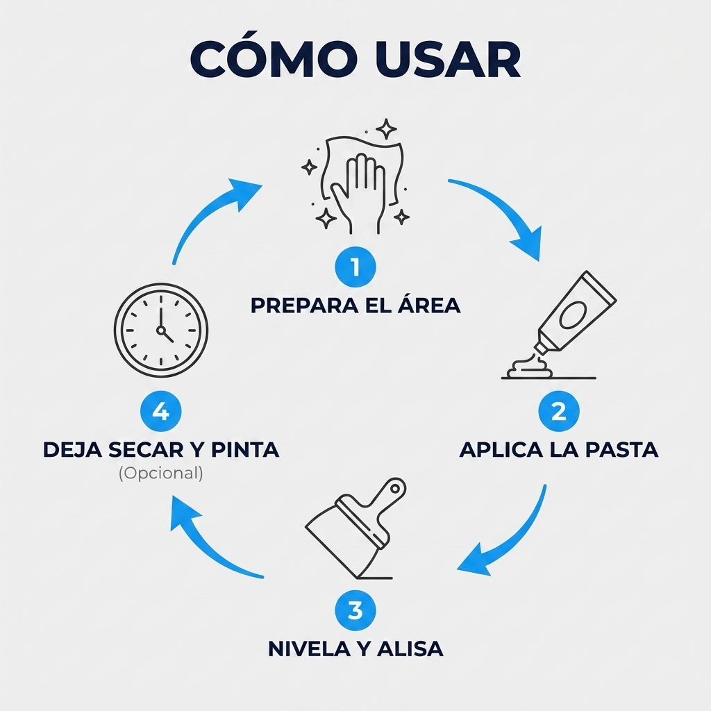 Kit Reparador de Muros | Tapa Hoyos y Grietas Sin Maestro