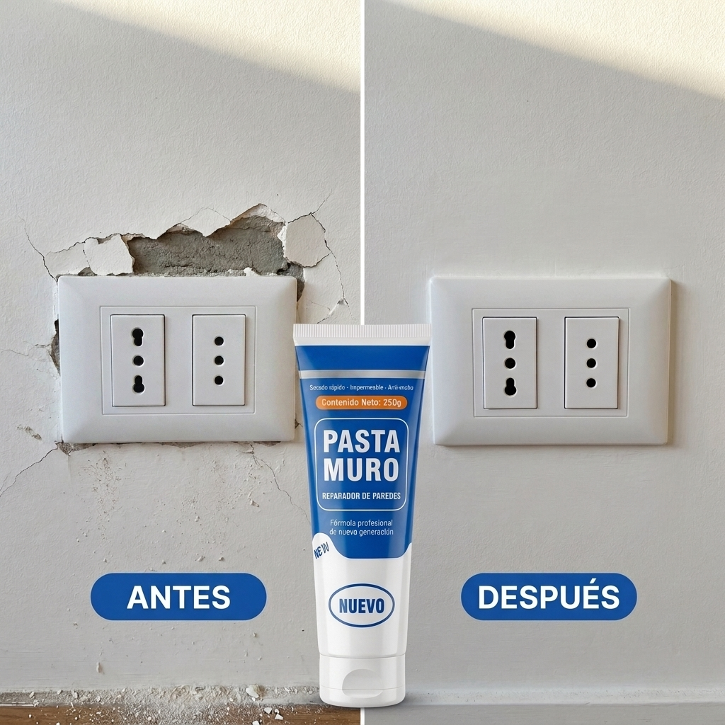 Kit Reparador de Muros | Tapa Hoyos y Grietas Sin Maestro (Lleva 3 Paga 1)