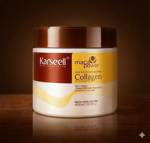 MASCARILLA CAPILAR DE COLÁGENO KARSEELL ORIGINAL| REPARA EL CABELLO DAÑADO DESDE EL PRIMER USO